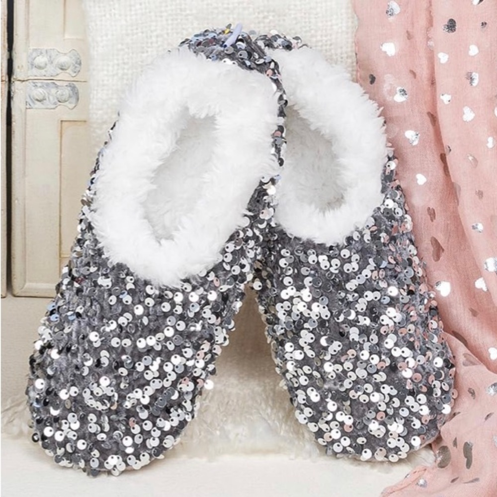 Snoozies Sequin House Shoes